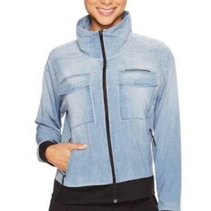 Lucy IndiGO Trucker Jacket in color Light Indigo Size XL- Like New!
